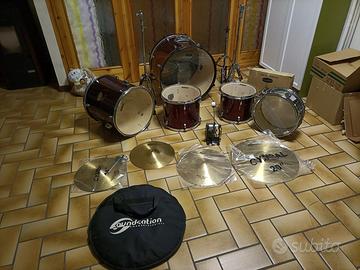 Batteria Peace Elevation rosso