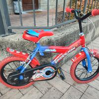 Bicicletta 14 pollici bimbo