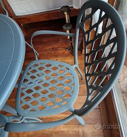 sedia alluminio per esterno