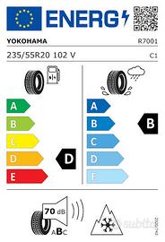 4 Pneumatici 235/55 R20 Yokohama Tl Bluearth Winte