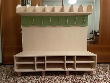 Panchetta Spogliatoio 8 posti Asilo nido/Materna