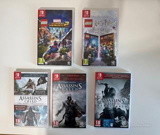 5 Giochi Nintendo Switch - Assassin's & LEGO