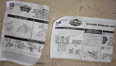 power rangers lotto vari