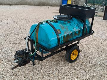 Botte carrellata 600 litri con pompa Comet