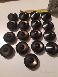 Set 17 bottoni vintage conici