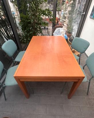 Tavolo Calligaris 6/10 posti in legno allungabile