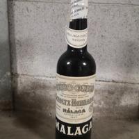 bottiglia antica Málaga dulce negro 