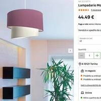 Lampadario Moderno Sbieco Rosa Leroy Merlin