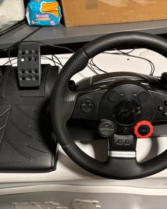 Logitech driving force gt volante con pedaliera