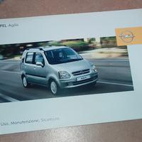 Manuale Uso e Manutenzione Opel Agila A 1° seri