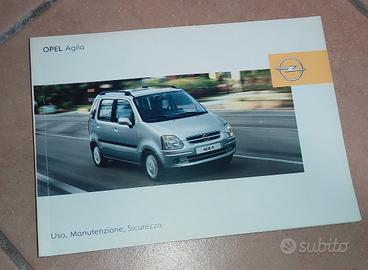Manuale Uso e Manutenzione Opel Agila A 1° seri