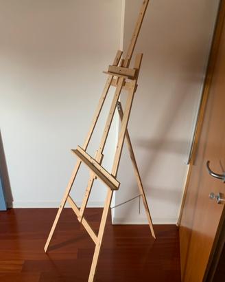 Cavalletto in legno espositivo