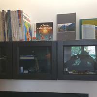 Pensile IKEA BILLY con ante a vetro