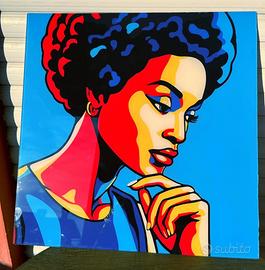 Quadro in vetro pop art