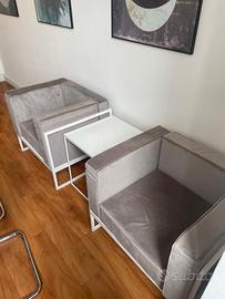 SET POLTRONE CON TAVOLINO DESIGN