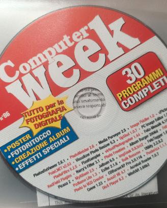 CD PROGRAMMI PC RIVISTA COMPUTER WEEK
