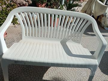 panca giardino in resina