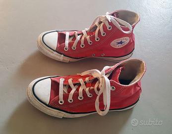 Scarpe Converse All Star Rosse 37,5