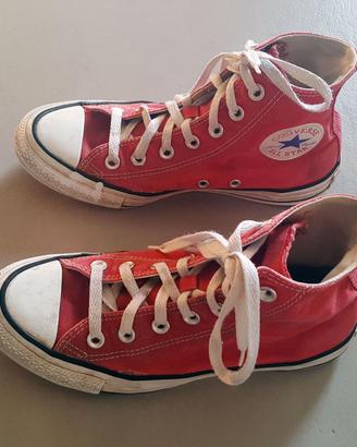 Scarpe Converse All Star Rosse 37,5