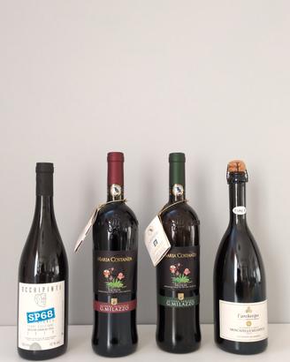 Quartetto Vini Rossi Pregiati  -Milazzo,Occhipinti