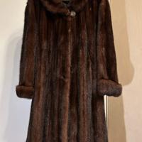 Pelliccia visone vintage, taglia M-L, lunga