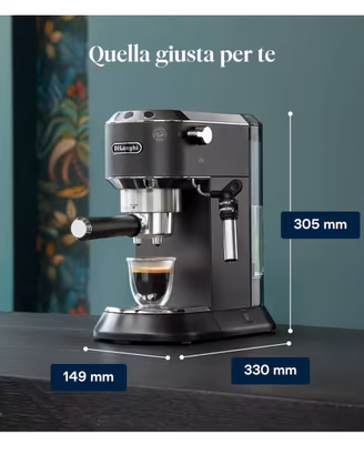 Macchina Caffe’ De’Longhi Dedica Style nera