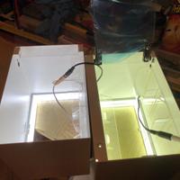 2 Piccoli Box Espositore Illuminato Led e chiave