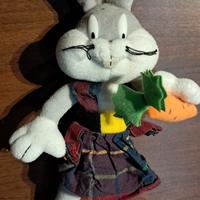 Peluche Bugs Bunny scozzese vintage