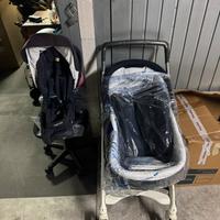 Trio Inglesina blu completo