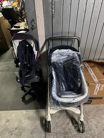 Trio Inglesina blu completo