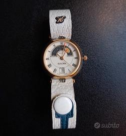 orologio donna bulova moon face vintage