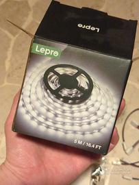 4 metri striscia led 6000k con connettori