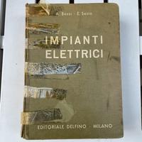 Libro impianti elettrici vintage