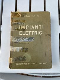 Libro impianti elettrici vintage