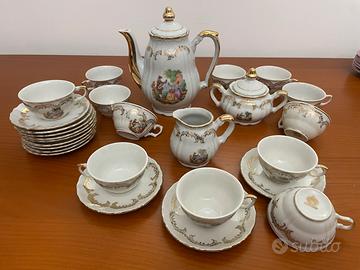 Servizio da 12 da caffè Bavaria metà del 900