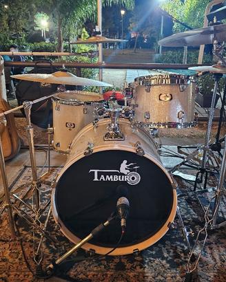 Tamburo T5, Silver Sparkle - SOLO FUSTI