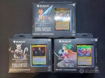 Mtg × Final Fantasy Deck Commander Ita