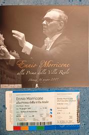 Libretto e biglietto Ennio Morricone - Monza