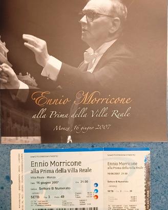 Libretto e biglietto Ennio Morricone - Monza