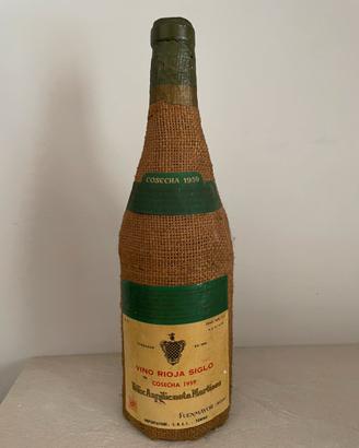 Bottiglia di vino Rioja Siglo 1959