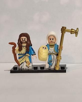 Mini Presepe compatibile con mattoncini Lego 