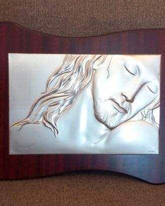 quadretto di Cristo bilaminato Romagnoli 