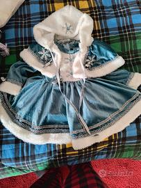 vestito di carnevale regina delle nevi