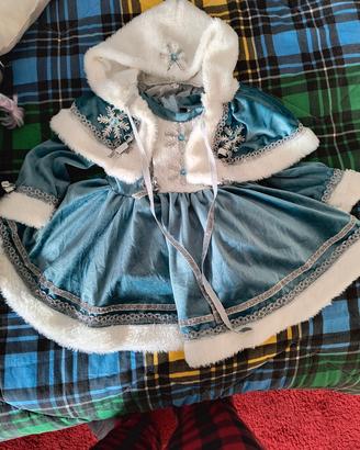 vestito di carnevale regina delle nevi