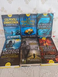 gialli thriller lotto 3 libri a scelta vari autor