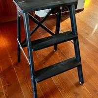 IKEA BEKVÄM Scaletta/sgabello, nero, 63 cm