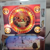 orologio religioso rappresentante l'ultima cena