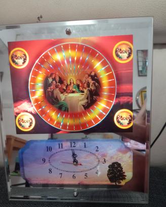 orologio religioso rappresentante l'ultima cena