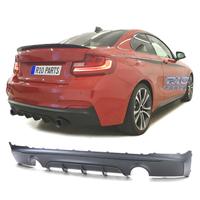 DIFFUSORE BMW F22 F23 LOOK M PERFORMANCE NERO OPAC