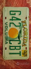Targa USA Florida Volusia originale vintage 🍊